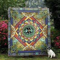 Mandala Hm090529 Quilt Blanket and Home Decor