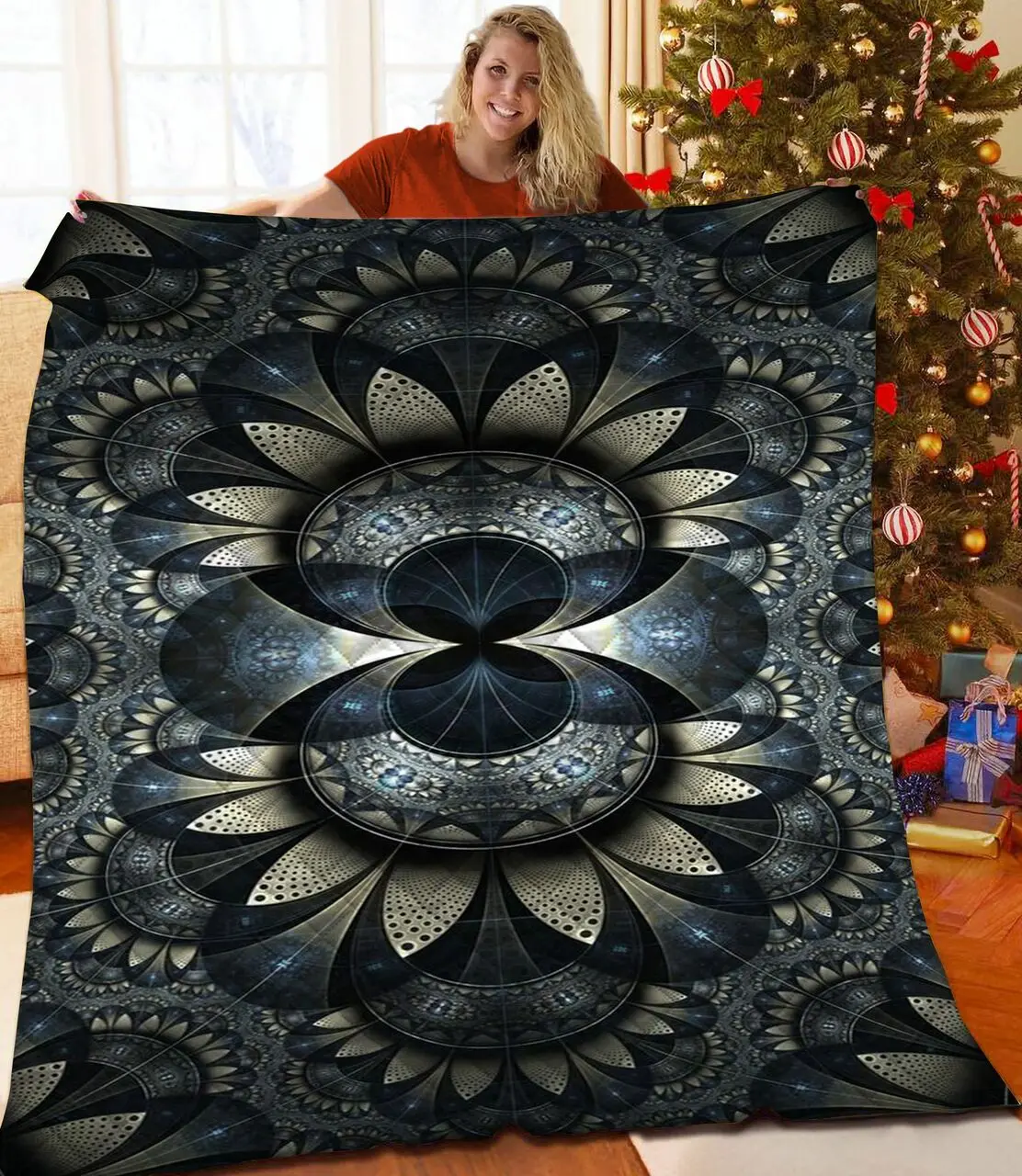 Mandala Wallpaper Quilt Grs and Home Decor