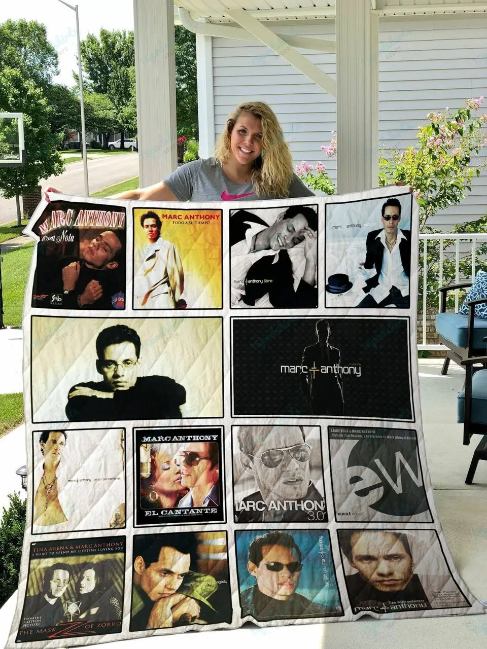 Marc Anthony Quilt Blanket and Home Decor