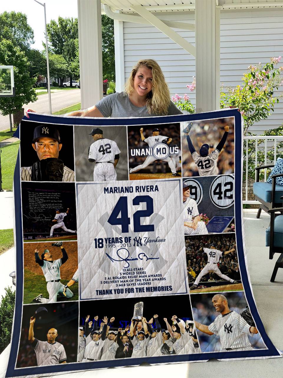 Mariano Rivera New York Yankees Quilt and Home Decor