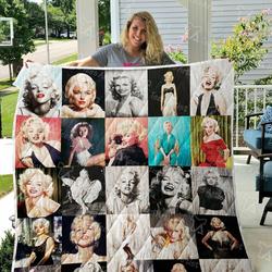 Marilyn Monroe Quilt Blanket 01488 and Home Decor