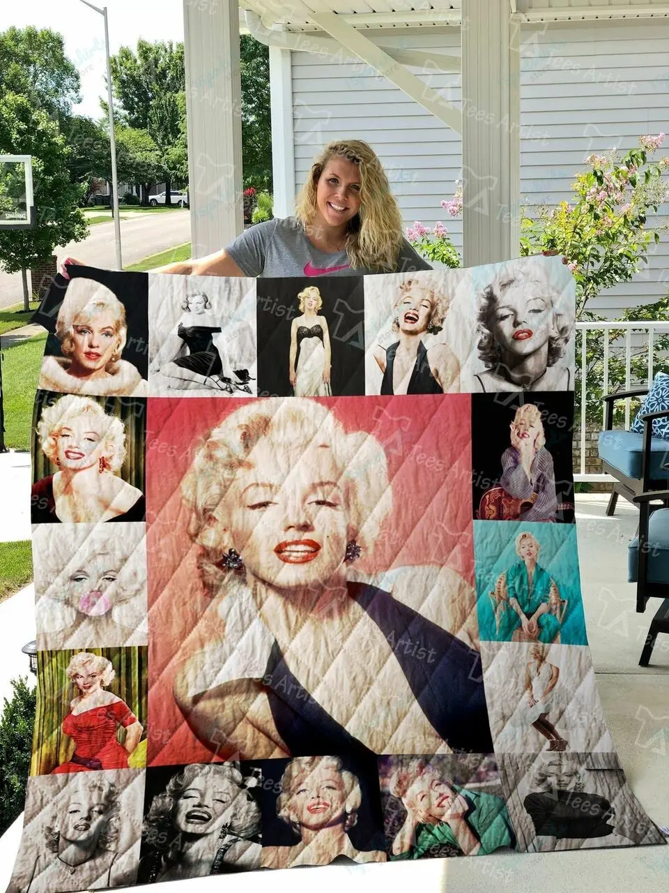 Marilyn Monroe Quilt Blanket 01606 and Home Decor