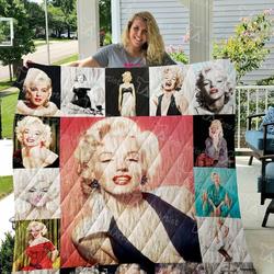 Marilyn Monroe Quilt Blanket 01606 and Home Decor