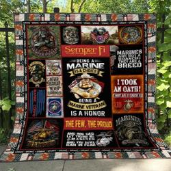 Marine Bi260702B Tbg Quilt Blanket and Home Decor