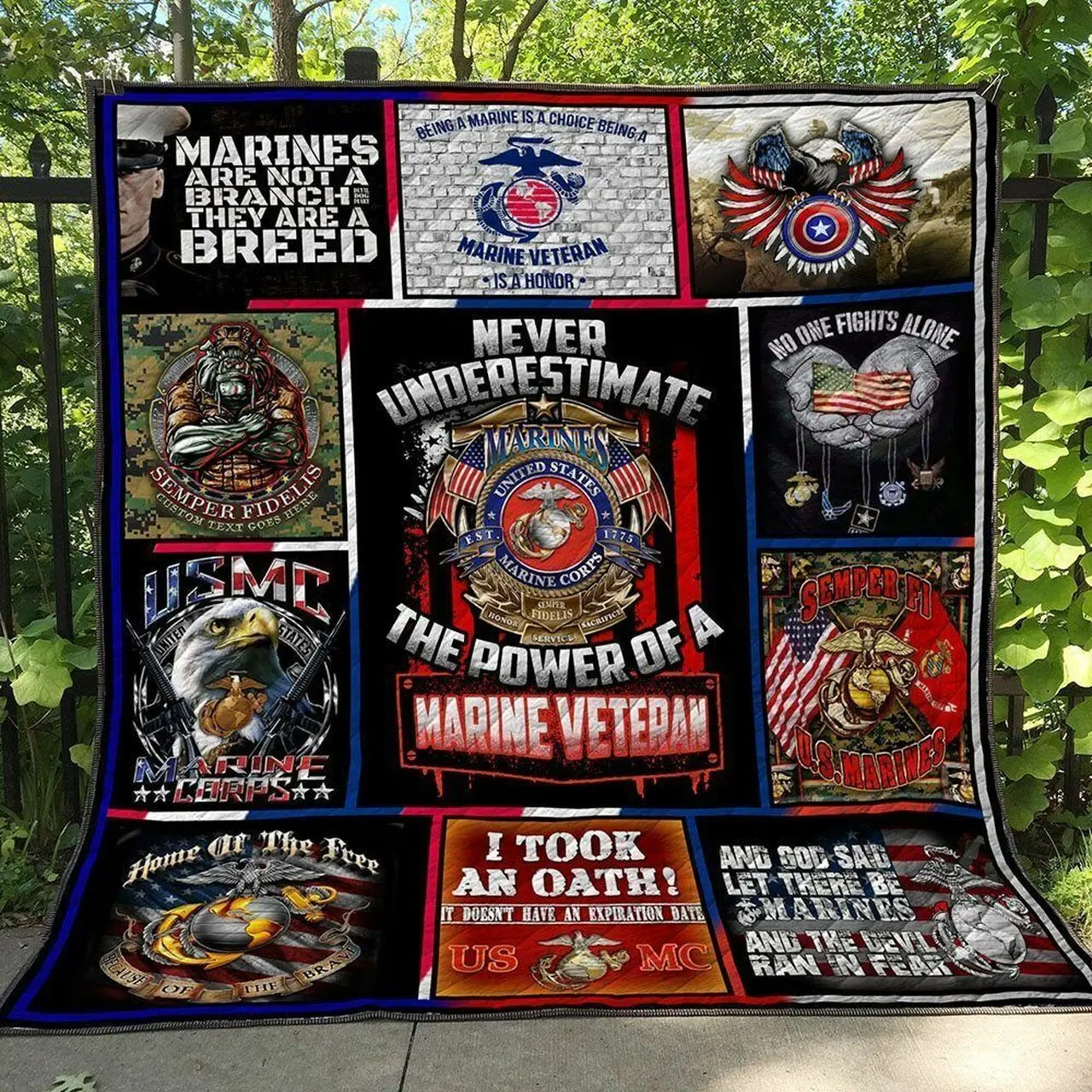 Marine Bi270706B Tbg Quilt Blanket and Home Decor