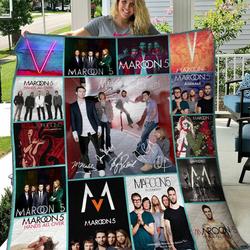 Maroon 5 1 Quilt Blanket Th1607 and Home Decor