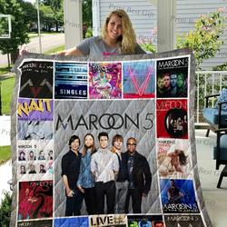 Maroon 5 Albums Cover Poster Quilt Blanket and Home Decor
