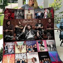 Maroon 5 Blanket Th1607 Quilt and Home Decor