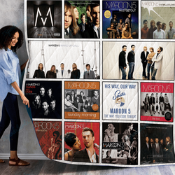 Maroon 5 Singles Quilt Blanket Ver 14 and Home Decor