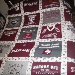 Maroon Out Aggies Quilt Blanket Bn14  Quilt and Home Decor