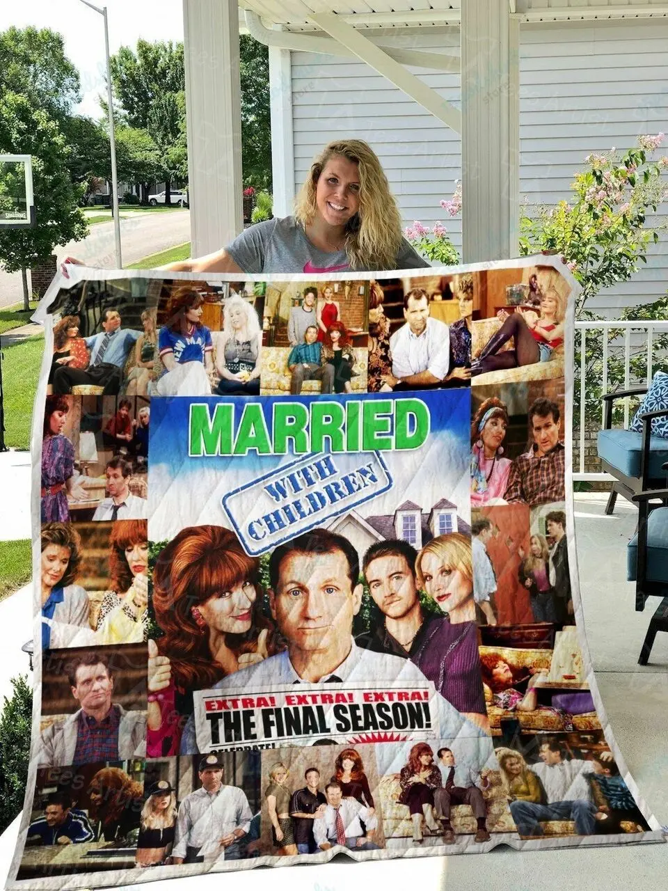 Married With Children Quilt Blanket 01065 and Home Decor