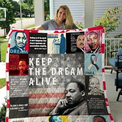 Martin Luther King Jr Quilt Blanket and Home Decor