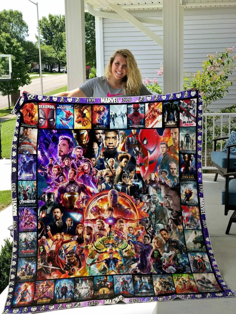 Marvel All Season Plus Size Quilt Blanket Ver 2 and Home Decor