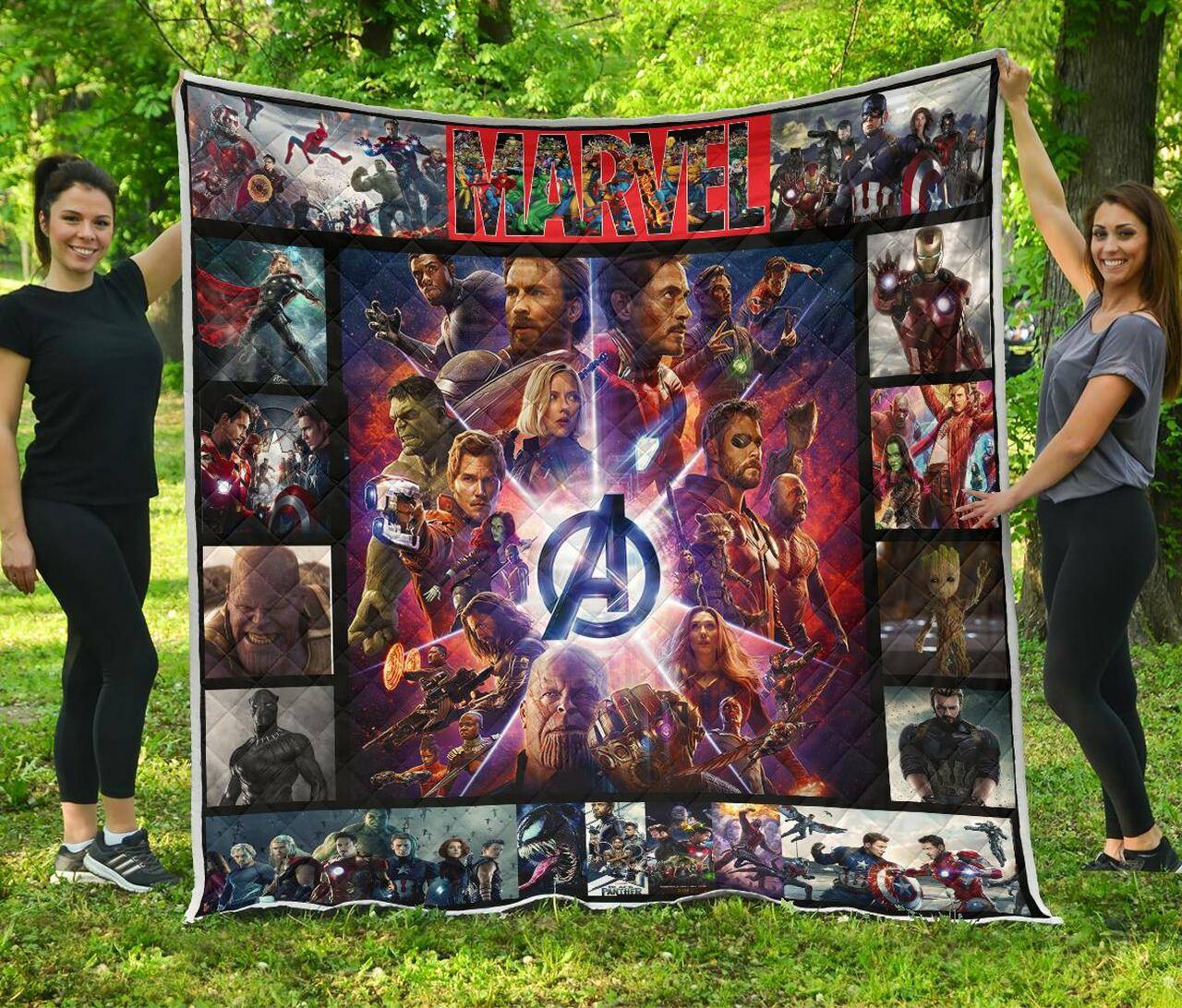 Marvel Avengers Endgame Premium While Quilt and Home Decor