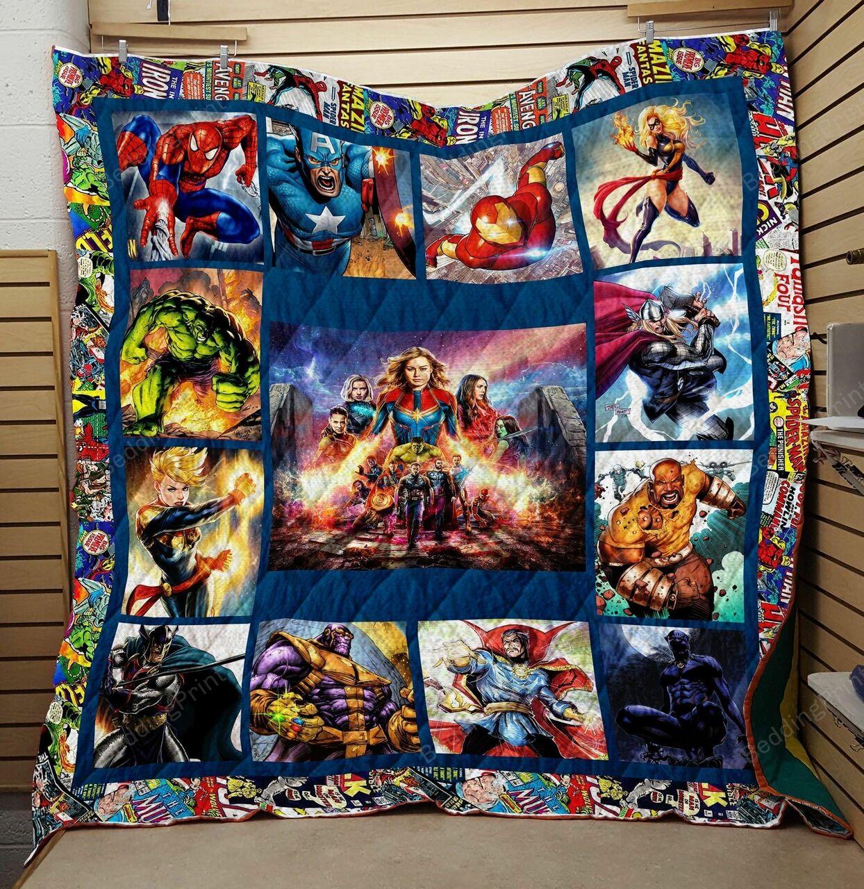 Marvel Avengers Endgame Quilt Blanket and Home Decor