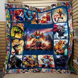 Marvel Avengers Endgame Quilt Blanket and Home Decor