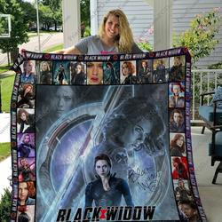 Marvel Black Widow Quilt Blanket - Best Gifts For Fans, Birthday and Home Decor