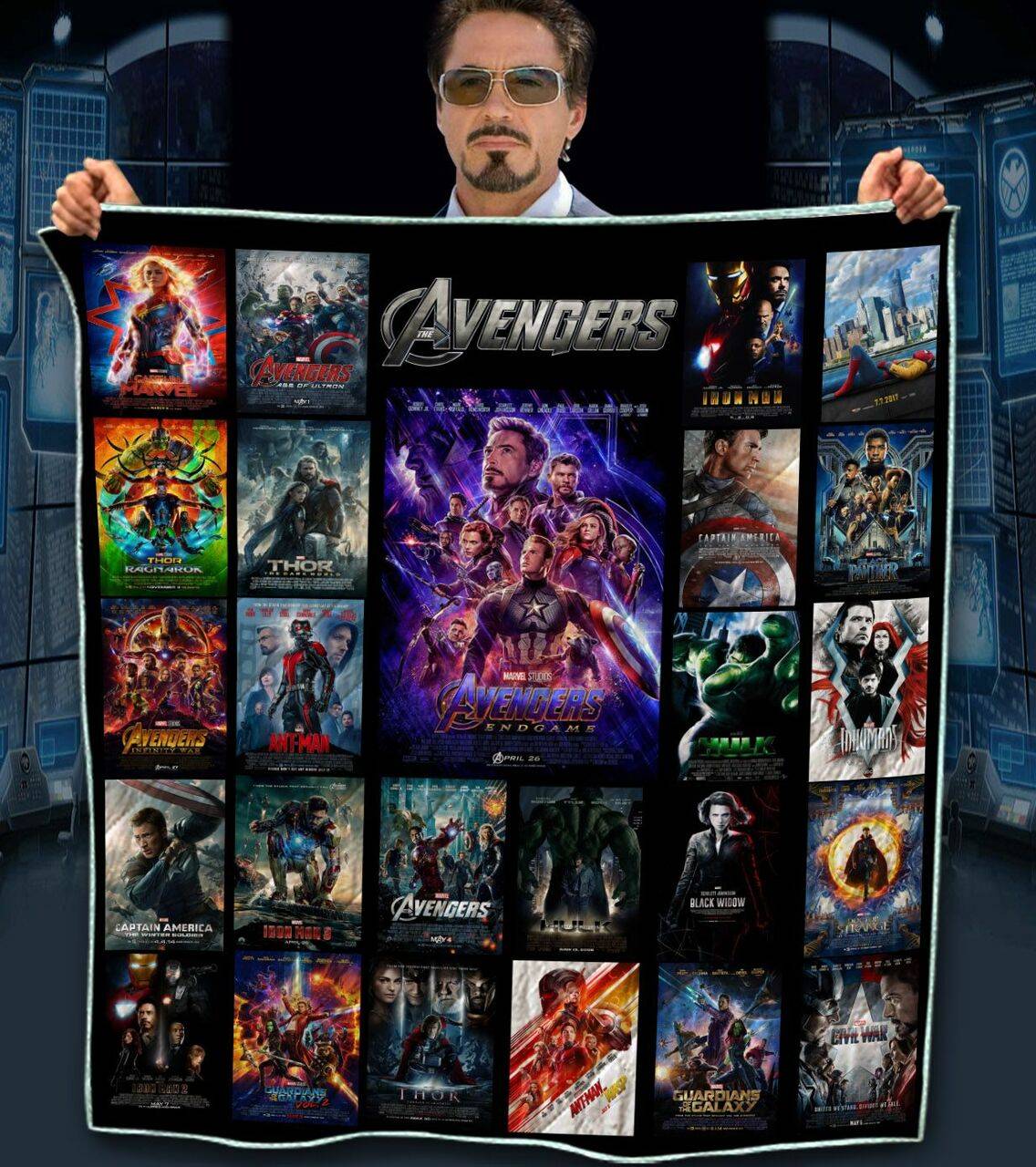 Marvel Cinematic Universe Films Quilt Blanket Bs1047 and Home Decor