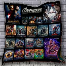 Marvel Cinematic Universe Films Quilt Blanket Bs990 and Home Decor