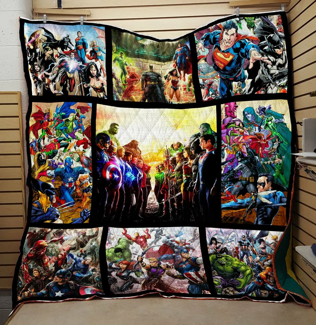 Marvel Comic Quilt Fabric and Home Decor