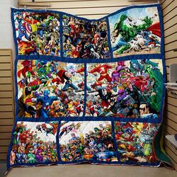 Marvel Dc Comic Quilt and Home Decor