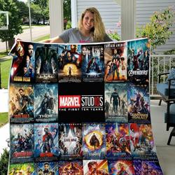 Marvel Movies Quilt Blanket and Home Decor