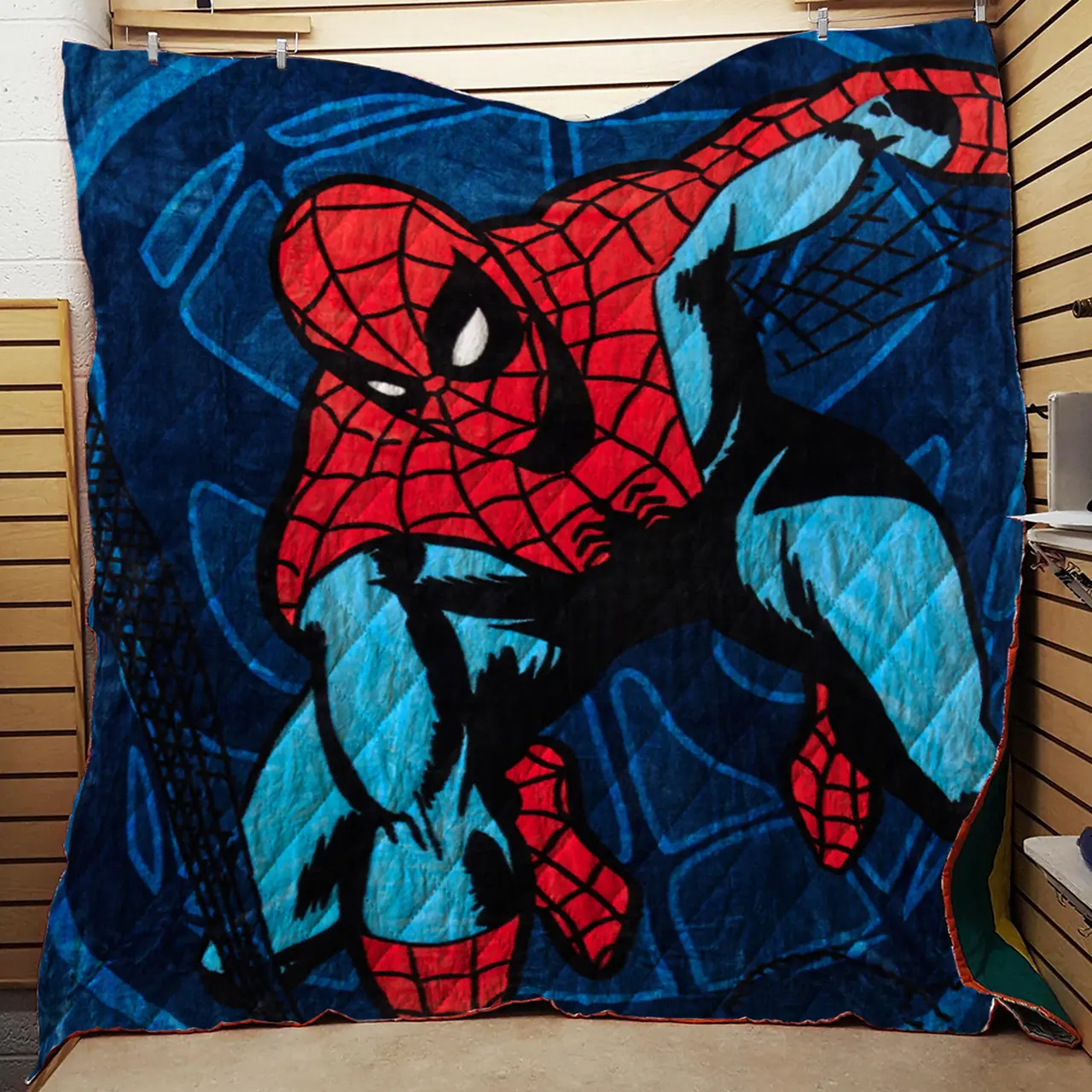 Marvel Spider-Man Comic Throw Quilt and Home Decor