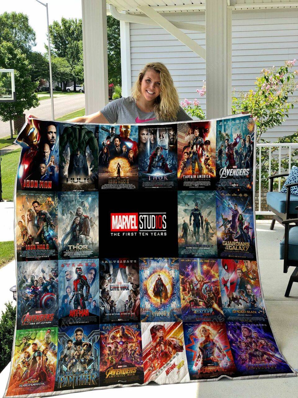 Marvel Studio Quilt Blanket and Home Decor