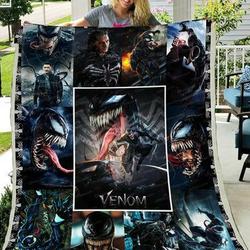 Marvel Venom Sofa Bed Throw Fleece Blanket Sherpa Blanket Mvn01  Quilt and Home Decor