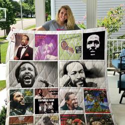 Marvin Gaye Albums Quilt Blanket 02 and Home Decor