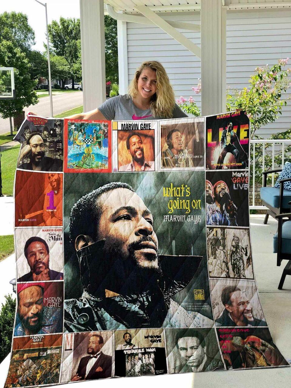 Marvin Gaye Blanket Th1809 Quilt and Home Decor