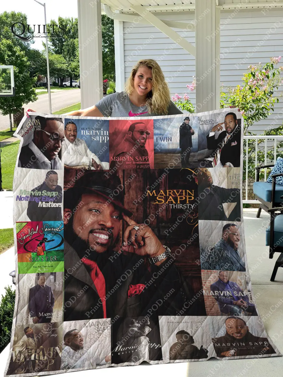 Marvin Sapp Albums Quilt Blanket For Fans Ver 17 and Home Decor