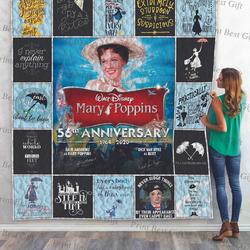 Mary Poppins Poster Quilt Blanket and Home Decor