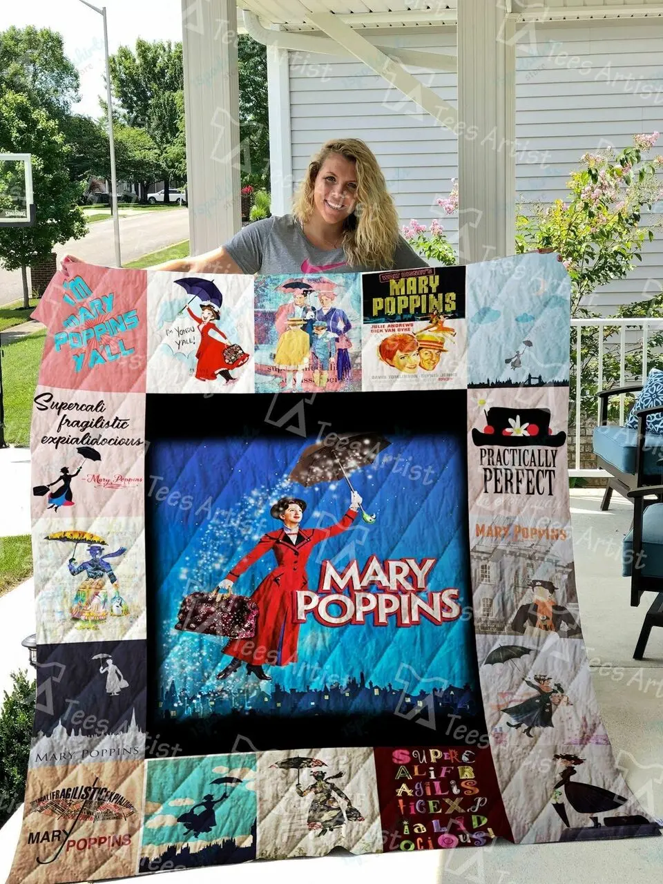 Mary Poppins Quilt Blanket 0506 and Home Decor