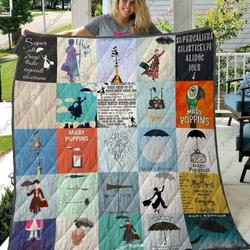 Mary Poppins Quilt Blanket M110627  Quilt and Home Decor