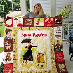 Mary Poppins Walt Disney Quilt Blanket Gift Birthday Christmas Julie Andrews and Home Decor