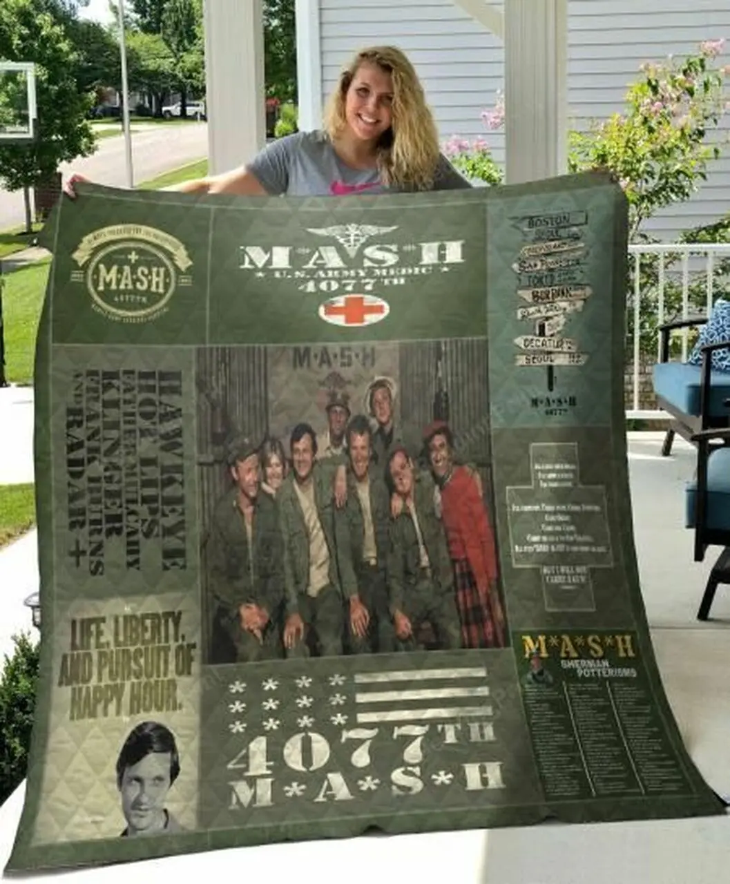 Mash Quilt Blanket and Home Decor