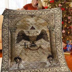 Masonic Eagle Quilt Gaz and Home Decor