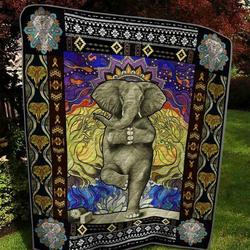 Master Elephant Quilt Blanket  Quilt and Home Decor