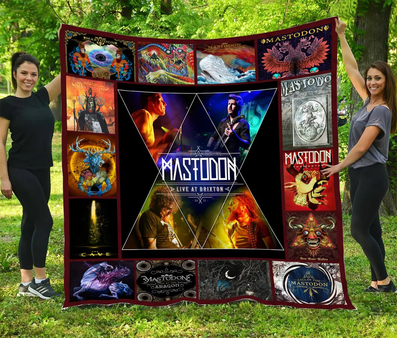 Mastodon Band H89 - Quilt and Home Decor