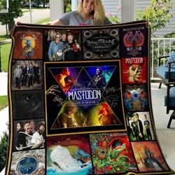 Mastodon Quilt Blanket Hvt040618  Quilt and Home Decor