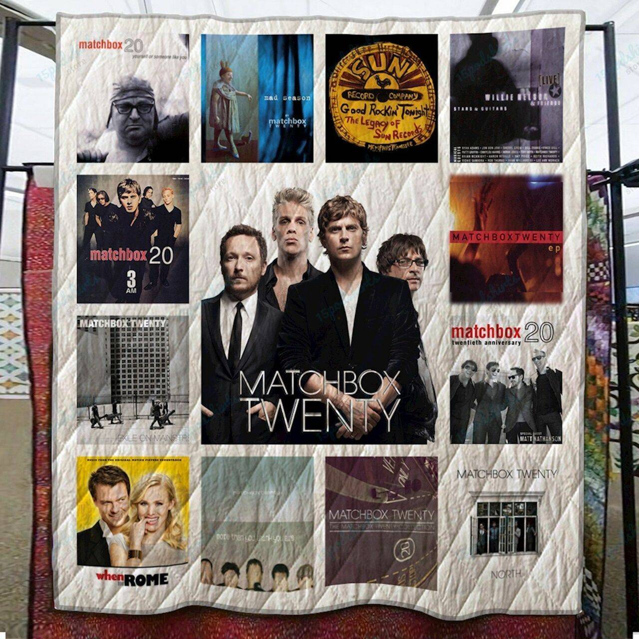 Matchbox Twenty Quilt Blanket and Home Decor