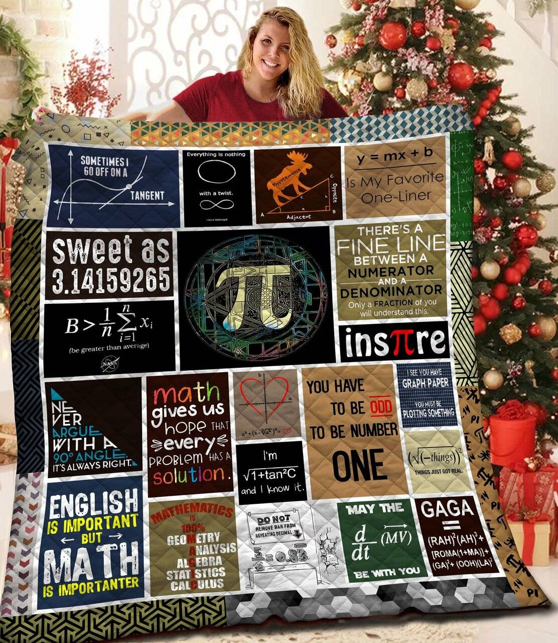Math Quilt Fzl and Home Decor
