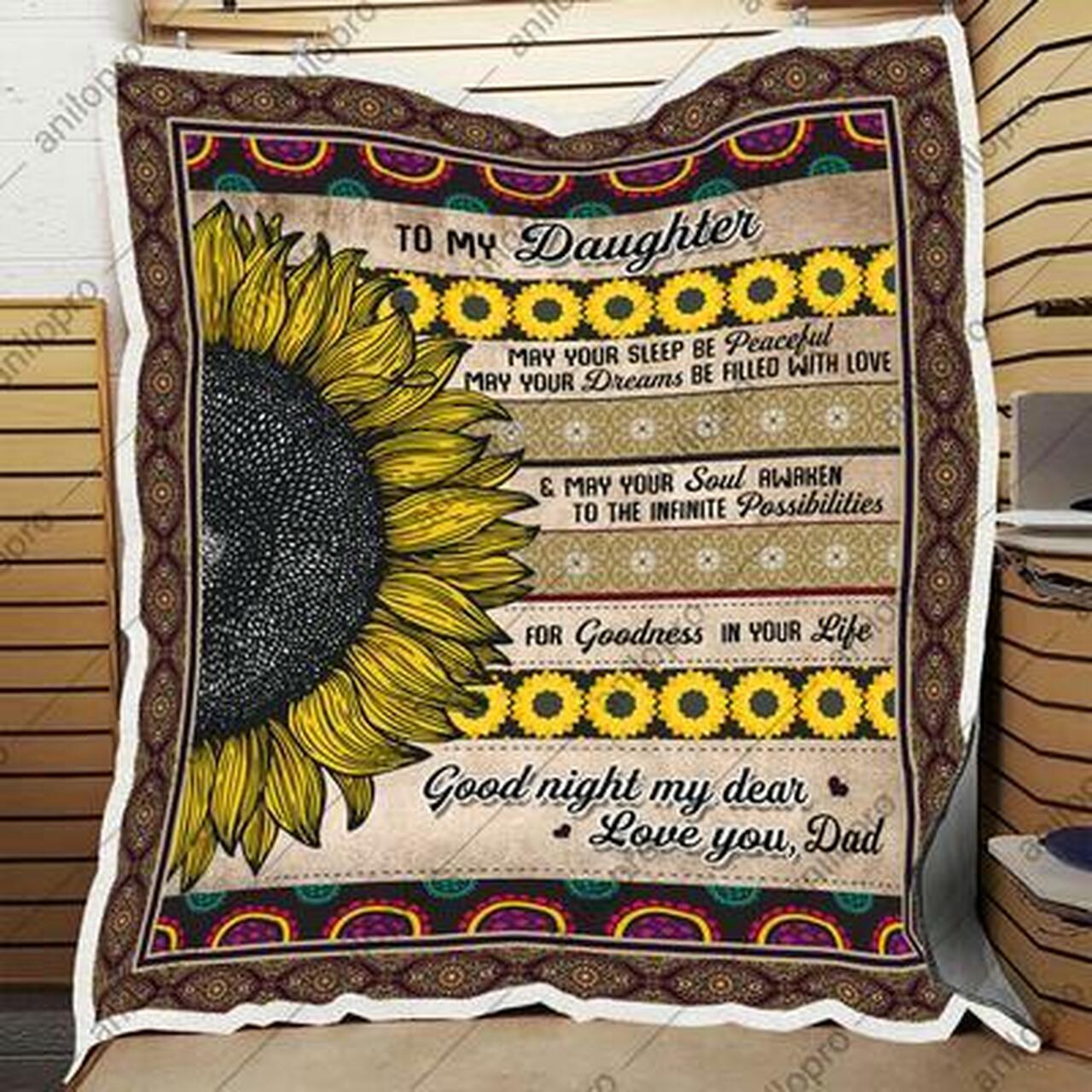 May Your Sleep Be Peaceful Blanket For Daughter Quilt Blanket Quilt and Home Decor