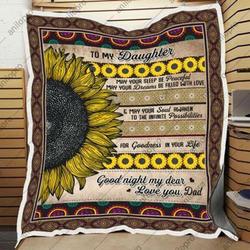 May Your Sleep Be Peaceful  Blanket For Daughter Quilt Blanket  Quilt and Home Decor