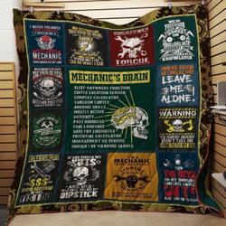 Mechanic Cla1610683Q Quilt Blanket and Home Decor