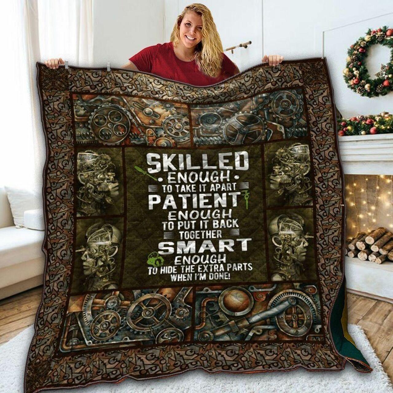 Mechanic Jim TQV030795 3D Customized Quilt and Home Decor