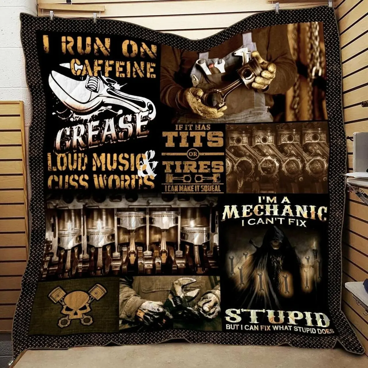 Mechanic Quilt Blo and Home Decor