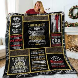Mechanic V6 TQV030795 3D Customized Quilt and Home Decor