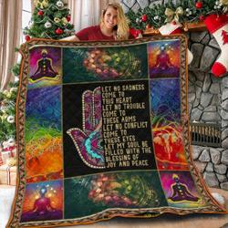 Meditation Chakra B3 3D Customized Quilt and Home Decor